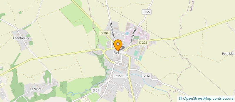 localisation de l'entreprise MADAME JOSETTE CHENEAU  REBAIS