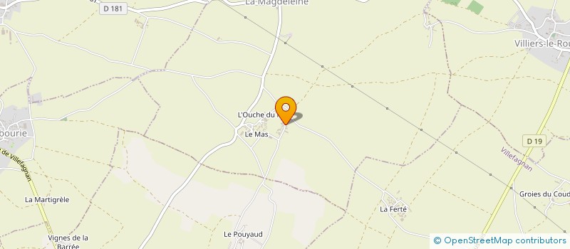 localisation de l'entreprise MADAME JOSETTE CHEVAILLIER à LA MAGDELEINE