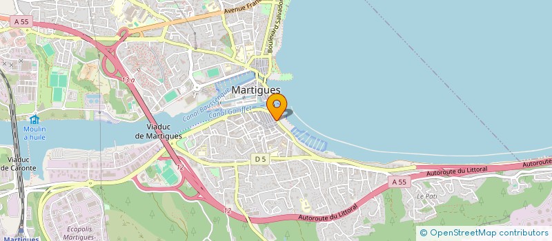 localisation de l'entreprise MADAME JOSETTE CIEUZO  MARTIGUES