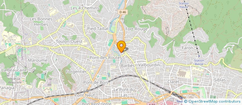 localisation de l'entreprise MADAME JOSETTE CIRAVEGNA à TOULON