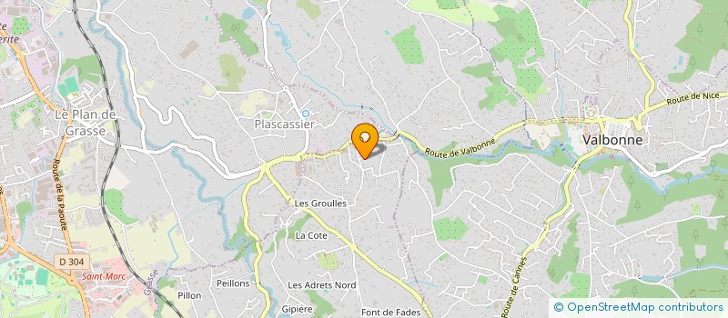 localisation de l'entreprise MADAME JOSETTE CLAIR  MOUANS-SARTOUX