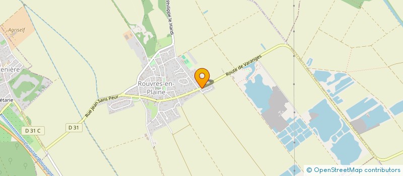 localisation de l'entreprise MADAME JOSETTE CLEMENT  ROUVRES-EN-PLAINE