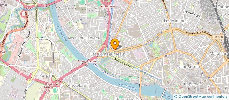 localisation de l'entreprise MADAME JOSETTE CLIQUENNOIS à TOULOUSE