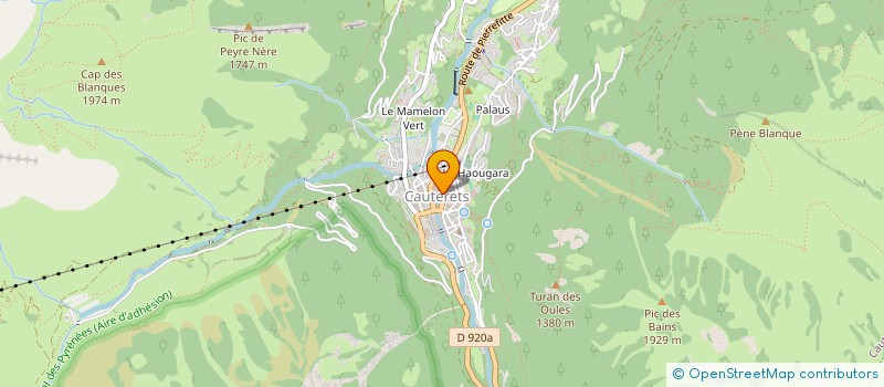 localisation de l'entreprise MADAME JOSETTE COLLIN  CAUTERETS