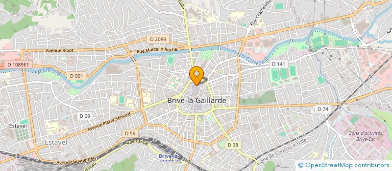 localisation de l'entreprise MADAME JOSETTE COMBESCOT  BRIVE-LA-GAILLARDE