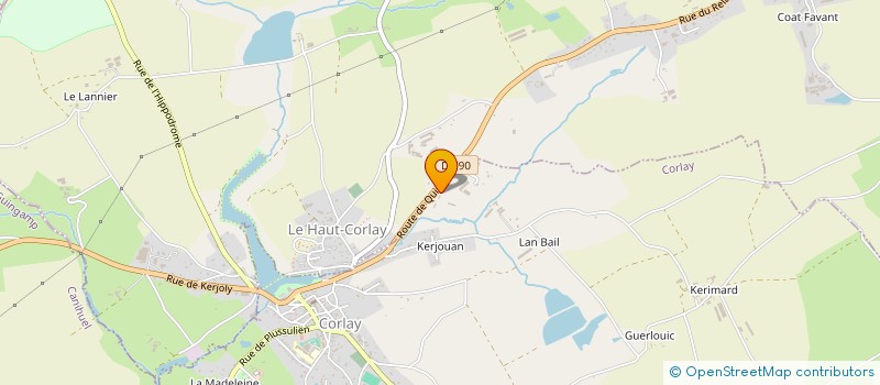 localisation de l'entreprise MADAME JOSETTE CORGNET à CORLAY