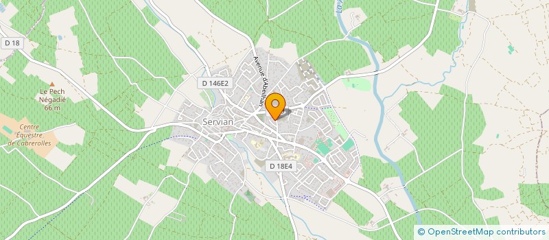 localisation de l'entreprise MADAME JOSETTE COUFFIGNAL à SERVIAN