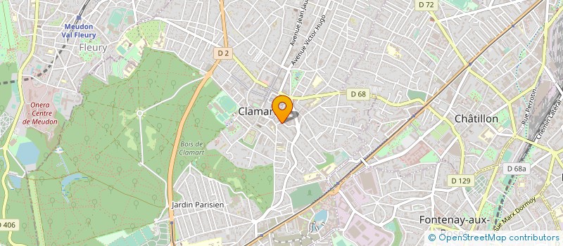 localisation de l'entreprise MADAME JOSETTE COURTOIS  MONTROUGE