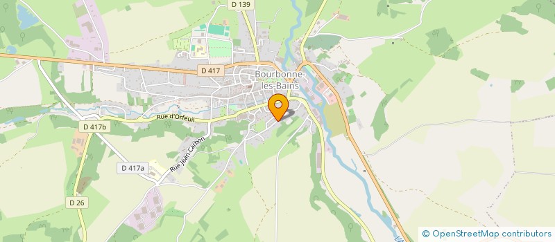 localisation de l'entreprise MADAME JOSETTE COUSTILLET à BOURBONNE-LES-BAINS