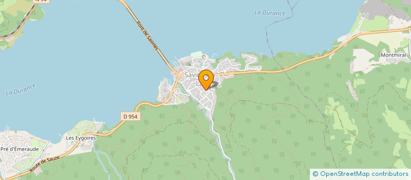 localisation de l'entreprise MADAME JOSETTE CREFF à SAVINES-LE-LAC