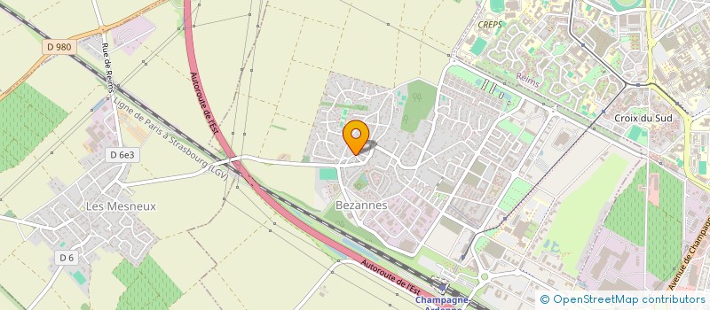 localisation de l'entreprise MADAME JOSETTE DAMIDEAUX  BEZANNES