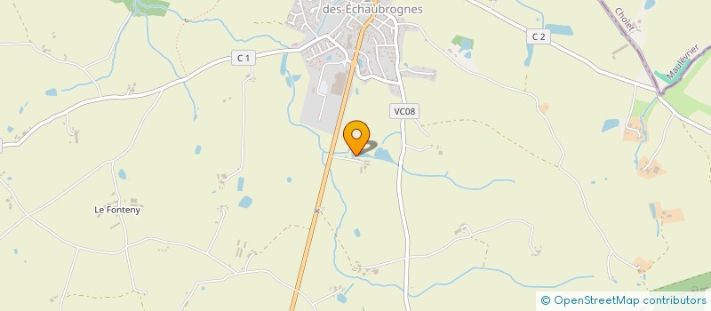localisation de l'entreprise MADAME JOSETTE DARTUS à SAINT-PIERRE-DES-ECHAUBROGNES