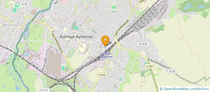 localisation de l'entreprise MADAME JOSETTE DELALU à AULNOYE-AYMERIES