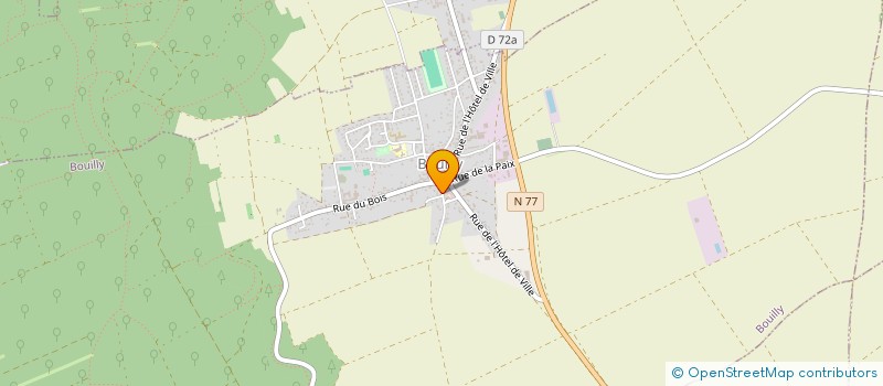 localisation de l'entreprise MADAME JOSETTE DELAMARCHE  BOUILLY