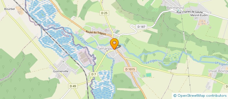 localisation de l'entreprise MADAME JOSETTE DION  SENARPONT