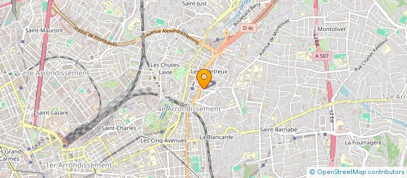 localisation de l'entreprise MADAME JOSETTE DOUCET à MARSEILLE