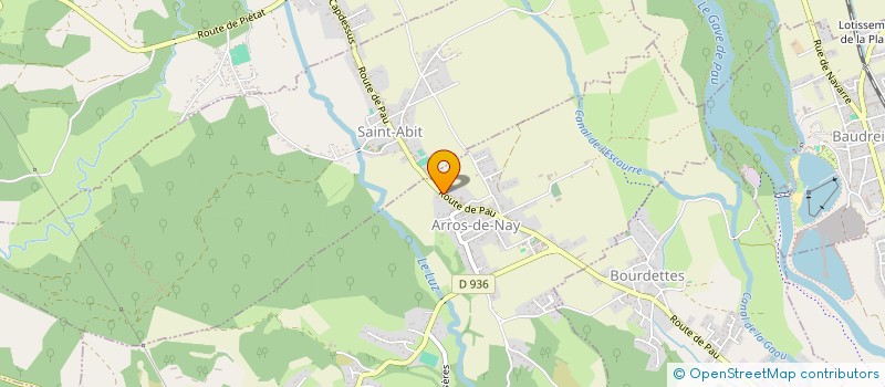 localisation de l'entreprise MADAME JOSETTE DOUSTE BACQUE  BOURDETTES