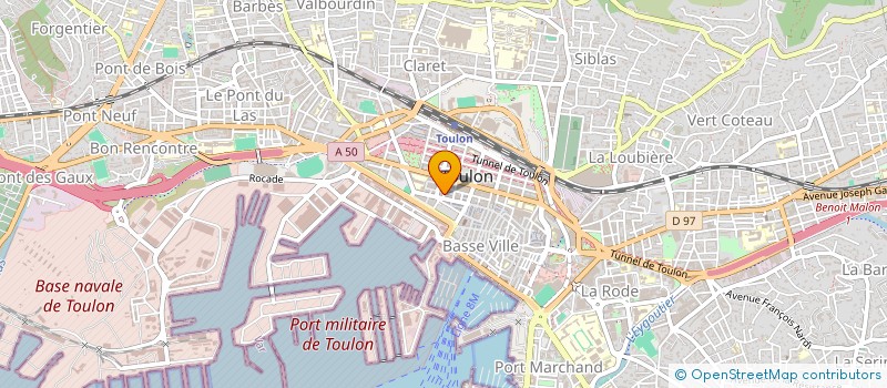 localisation de l'entreprise MADAME JOSETTE DOUZIECH à TOULON