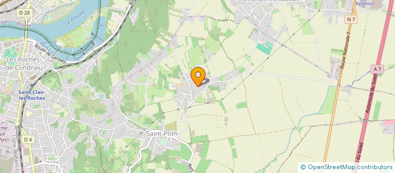 localisation de l'entreprise MADAME JOSETTE DUC  SAINT-PRIM