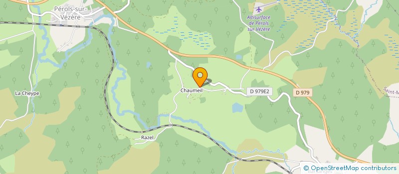 localisation de l'entreprise MADAME JOSETTE DUFAURE  PEROLS-SUR-VEZERE