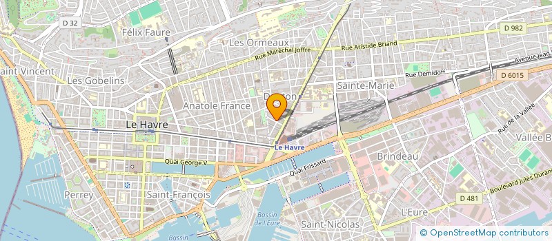 localisation de l'entreprise MADAME JOSETTE DUMESNIL à LE HAVRE