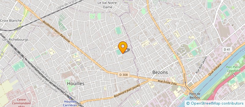 localisation de l'entreprise MADAME JOSETTE DUMONT à HOUILLES