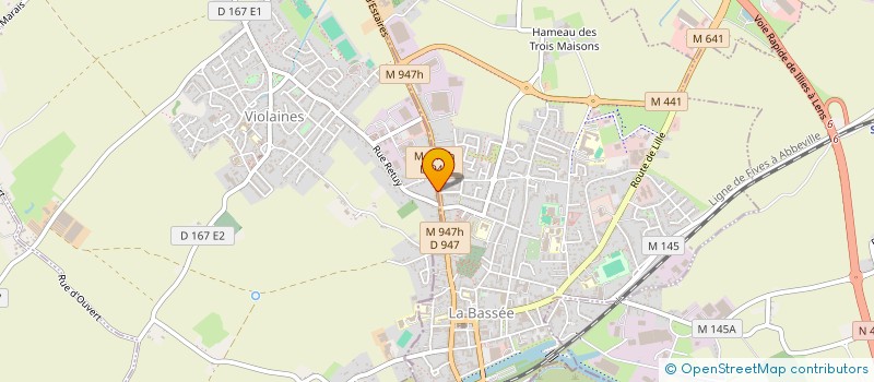 localisation de l'entreprise MADAME JOSETTE DUMONT  VIOLAINES