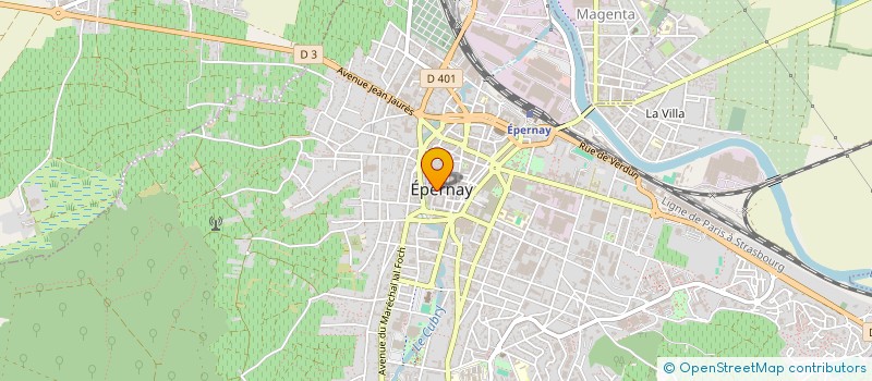 localisation de l'entreprise MADAME JOSETTE DUPONT à EPERNAY
