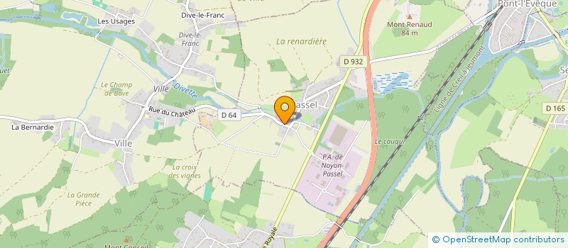 localisation de l'entreprise MADAME JOSETTE DURET  PASSEL