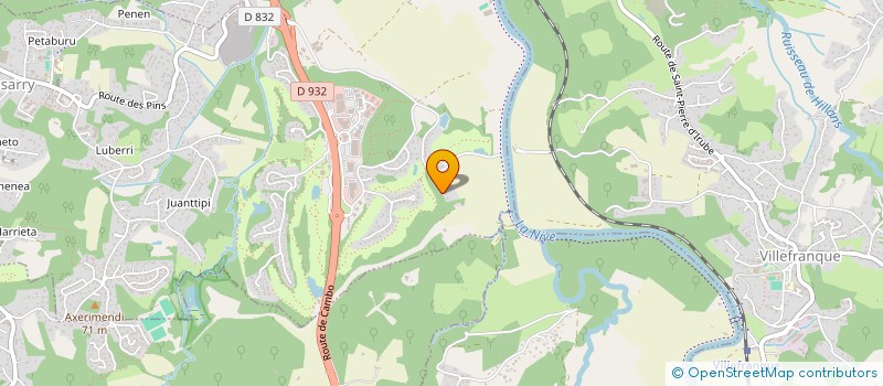 localisation de l'entreprise MADAME JOSETTE DURRITCAGUE  BASSUSSARRY