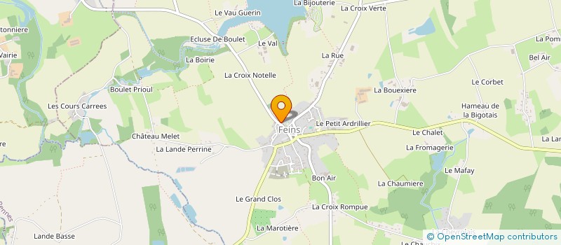 localisation de l'entreprise MADAME JOSETTE DUVAL  FEINS