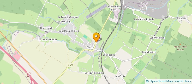 localisation de l'entreprise MADAME JOSETTE DUVENT à NECY