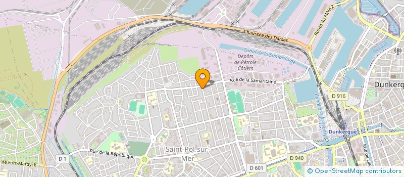 localisation de l'entreprise MADAME JOSETTE ESCALLIER-DURONT à DUNKERQUE