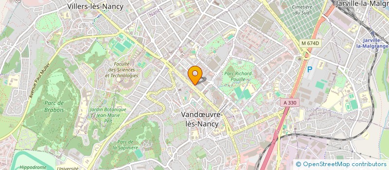localisation de l'entreprise MADAME JOSETTE ETIENNE à VANDŒUVRE-LES-NANCY