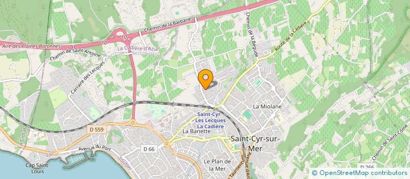 localisation de l'entreprise MADAME JOSETTE EYNAUD à SAINT-CYR-SUR-MER