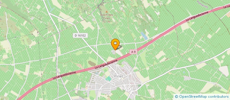 localisation de l'entreprise MADAME JOSETTE FABREGUETTES  PINET