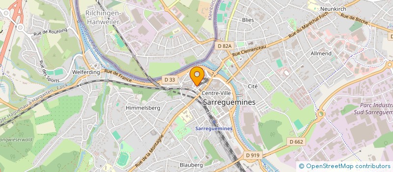 localisation de l'entreprise MADAME JOSETTE FAIGEL à SARREGUEMINES
