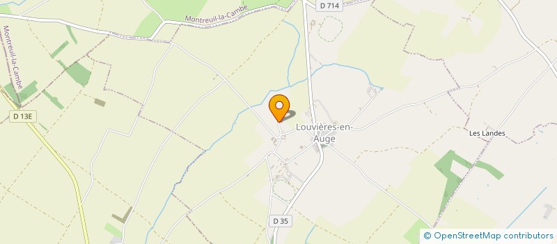 localisation de l'entreprise MADAME JOSETTE FOUET à LOUVIERES-EN-AUGE