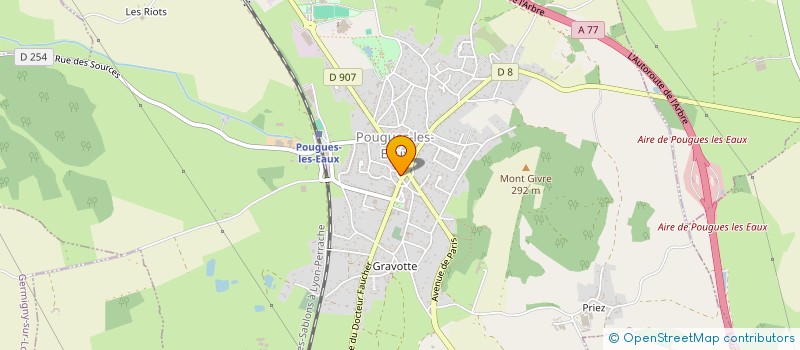 localisation de l'entreprise MADAME JOSETTE FRICOU à PARIGNY-LES-VAUX
