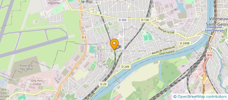 localisation de l'entreprise MADAME JOSETTE FROGER  ABLON-SUR-SEINE