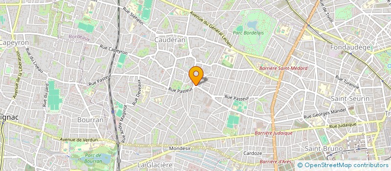 localisation de l'entreprise MADAME JOSETTE FRUCHOU à BORDEAUX