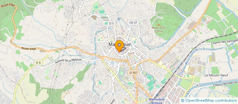 localisation de l'entreprise MADAME JOSETTE GALANDRIN à MANOSQUE