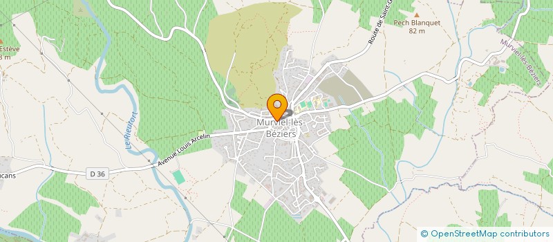 localisation de l'entreprise MADAME JOSETTE GALANT à MURVIEL-LES-BEZIERS