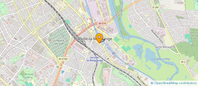localisation de l'entreprise MADAME JOSETTE GALLAERT à JARVILLE-LA-MALGRANGE