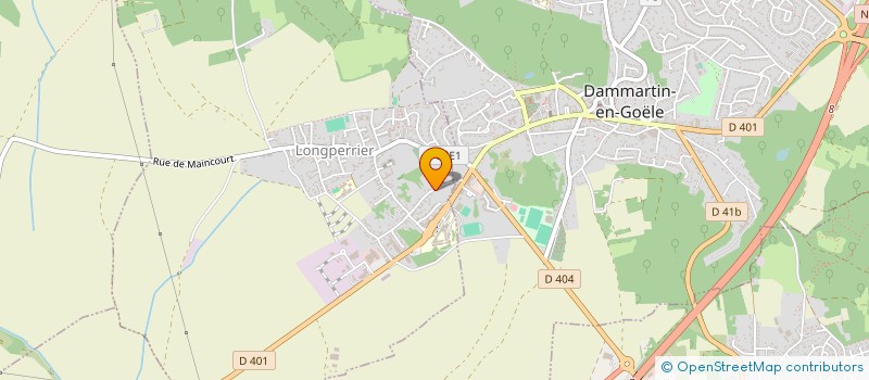 localisation de l'entreprise MADAME JOSETTE GARNIER  LONGPERRIER