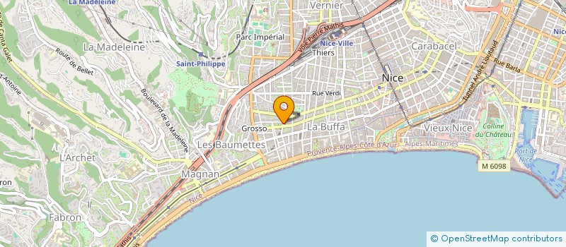 localisation de l'entreprise MADAME JOSETTE GAUD à NICE