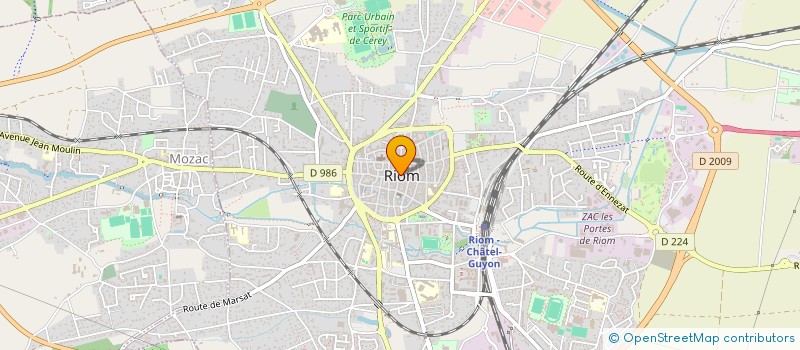 localisation de l'entreprise MADAME JOSETTE GAUDET  RIOM