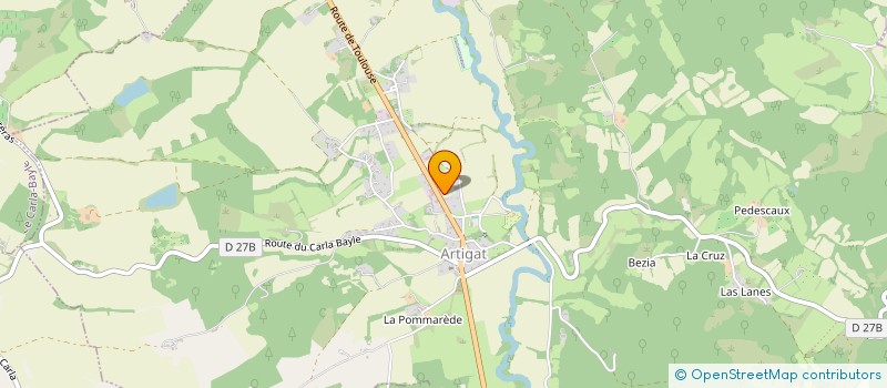 localisation de l'entreprise MADAME JOSETTE GAYCHET à LE FOSSAT