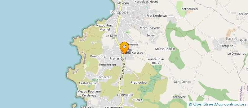 localisation de l'entreprise MADAME JOSETTE GEORGEL à PORSPODER