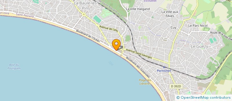 localisation de l'entreprise MADAME JOSETTE GICQUEL à LA BAULE-ESCOUBLAC